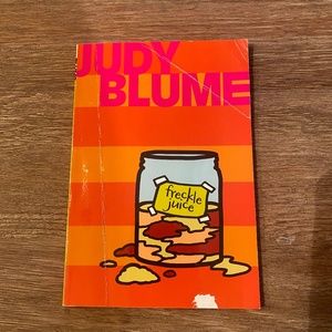 Judy Blume Book, frecklejuice
